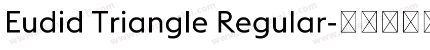 Eudid Triangle Regular字体转换